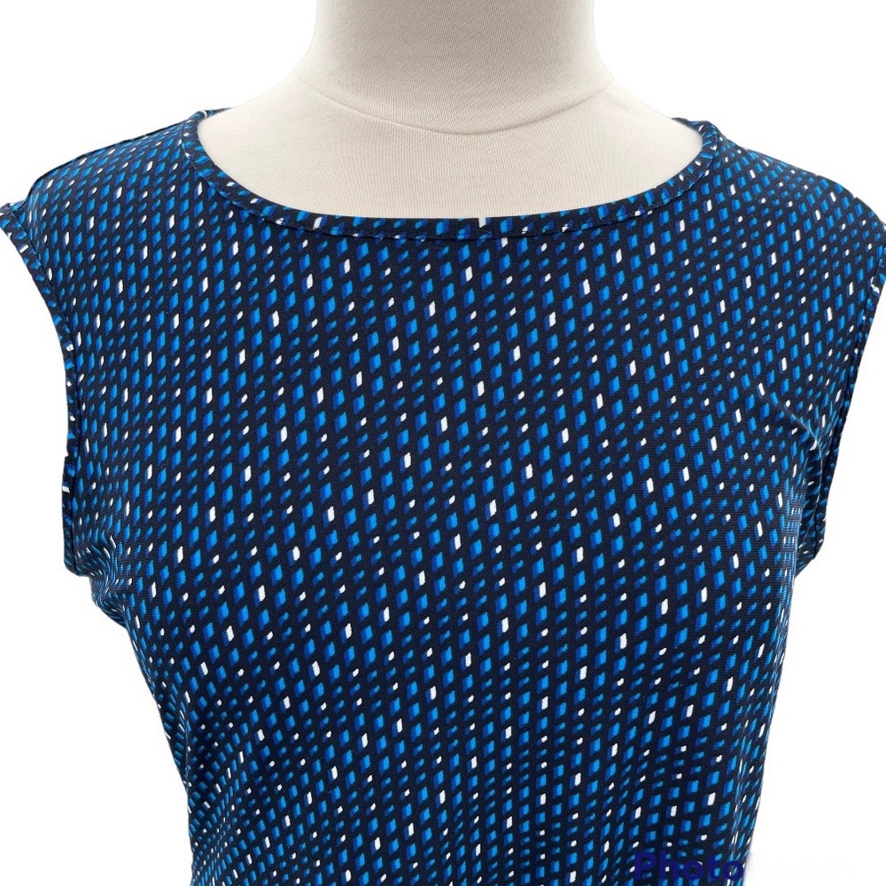 Roz and Ali Sleeveless Top Peplum Tank Silky Soft Small - Picture 3 of 10